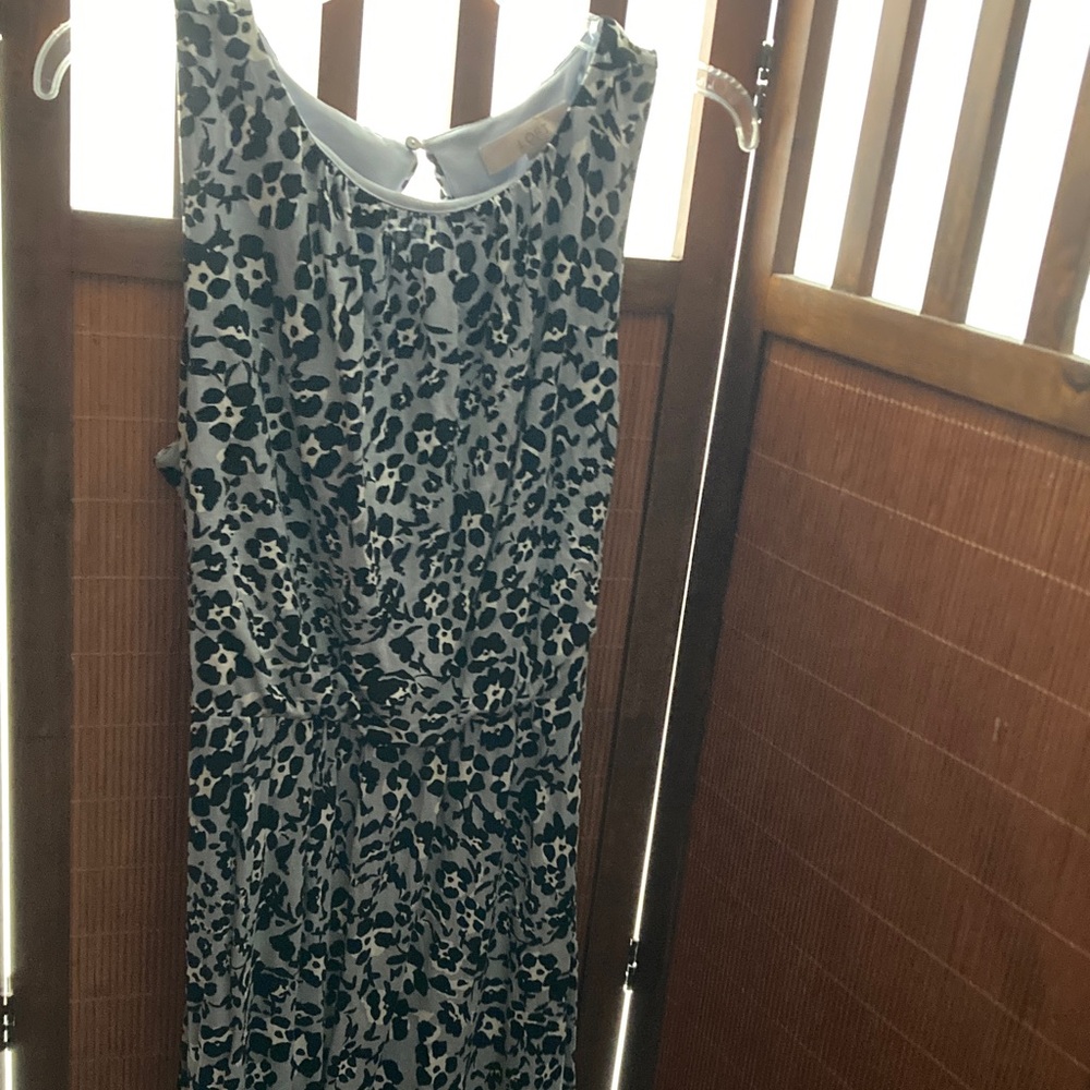 Loft‎ Sleeveless Floral Dress L